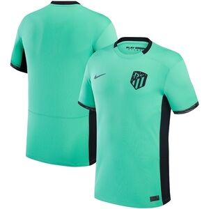 NWT Womens Size XS Nike Atletico Madrid Soccer Football Kit Jersey Green